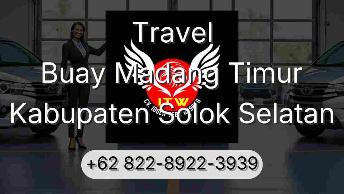 Travel Buay Madang Timur Kabupaten Solok Selatan
