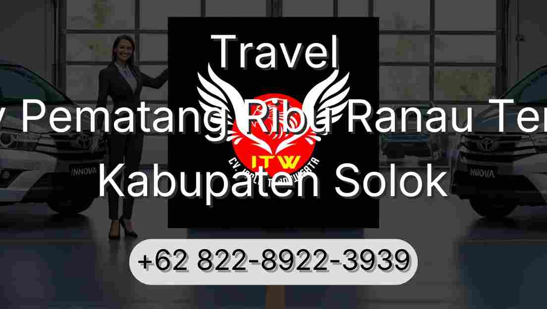 Travel Buay Pematang Ribu Ranau Tengah Kabupaten Solok
