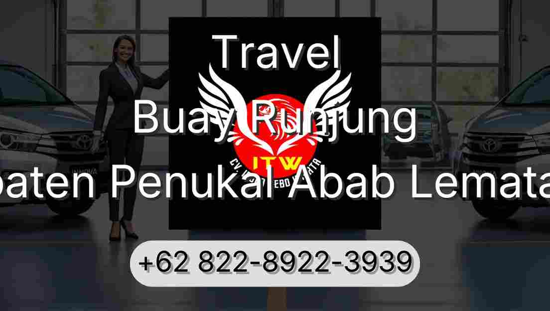 Travel Buay Runjung Kabupaten Penukal Abab Lematang Ilir
