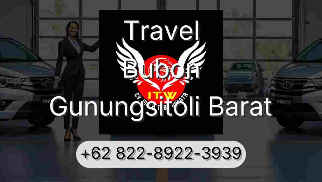 Travel Bubon Gunungsitoli Barat