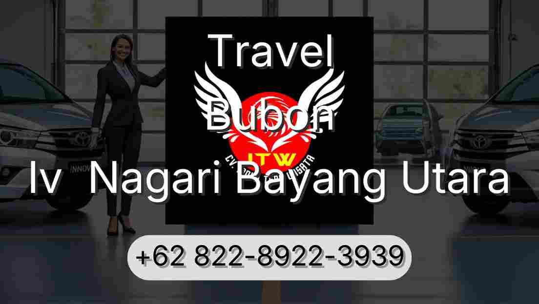 Travel Bubon Iv  Nagari Bayang Utara