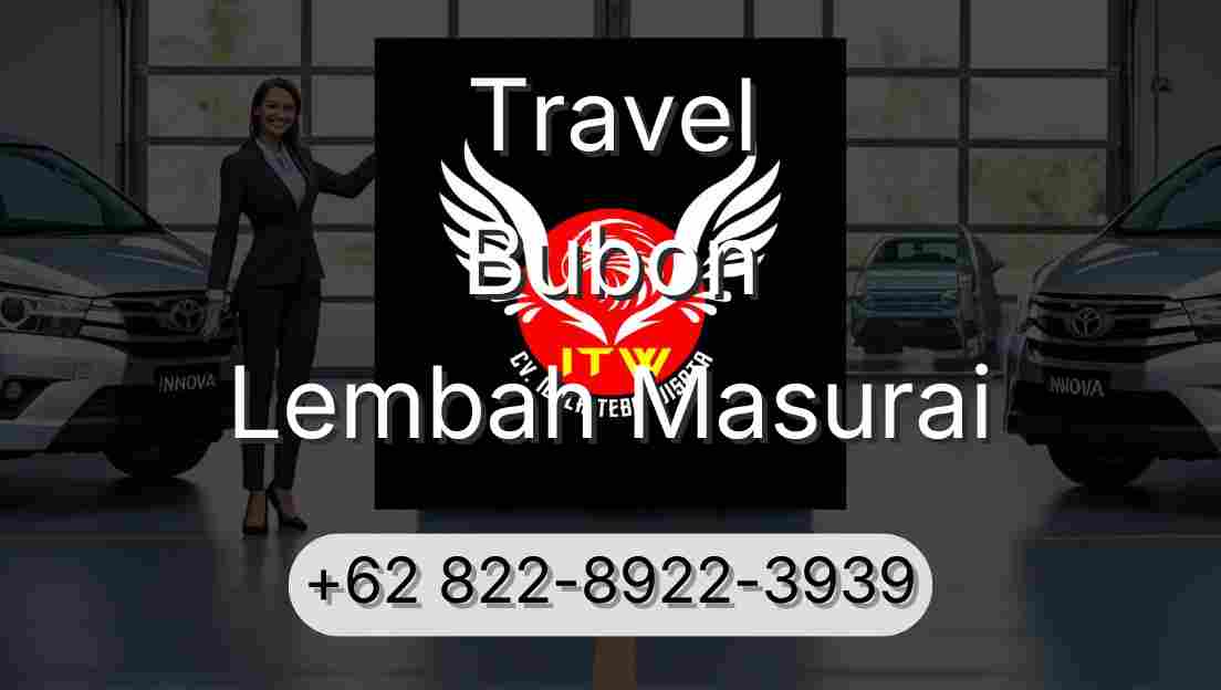 Travel Bubon Lembah Masurai