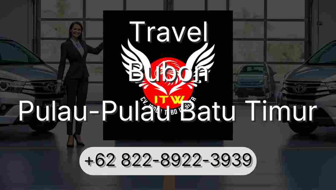Travel Bubon Pulau-Pulau Batu Timur