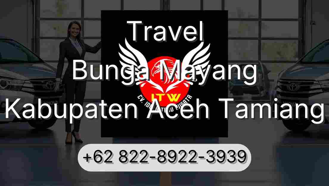 Travel Bunga Mayang Kabupaten Aceh Tamiang