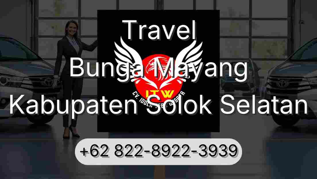Travel Bunga Mayang Kabupaten Solok Selatan