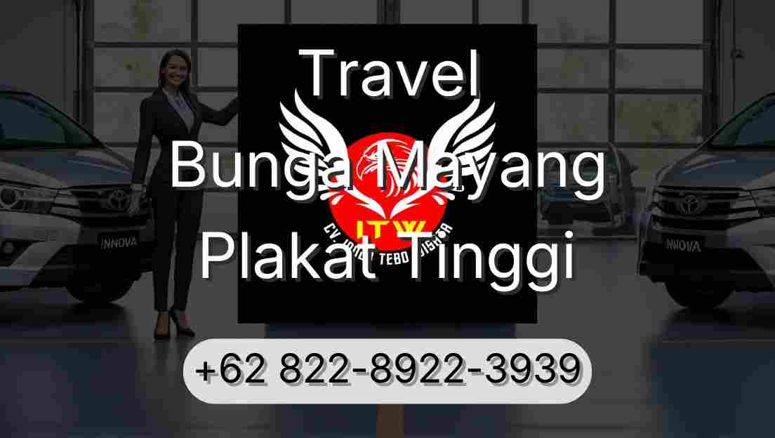 Travel Bunga Mayang Plakat Tinggi