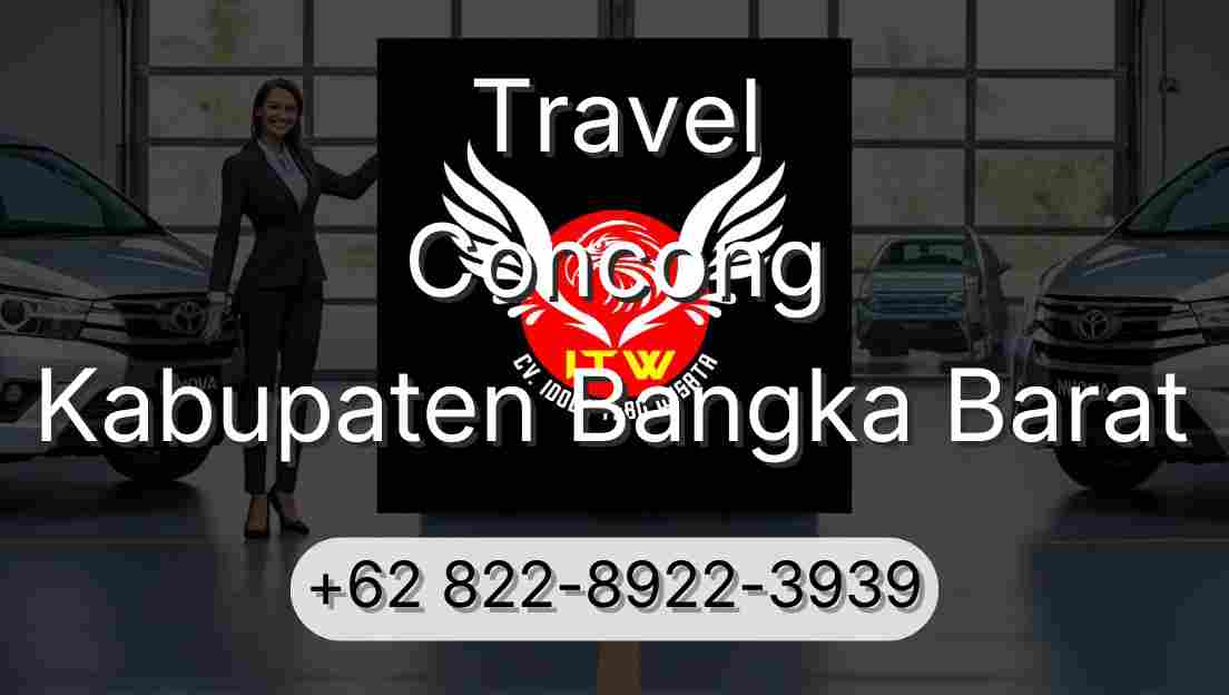 Travel Concong Kabupaten Bangka Barat