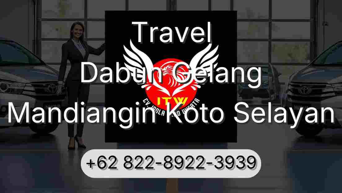 Travel Dabun Gelang Mandiangin Koto Selayan