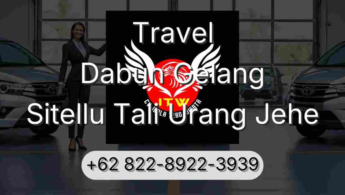 Travel Dabun Gelang Sitellu Tali Urang Jehe
