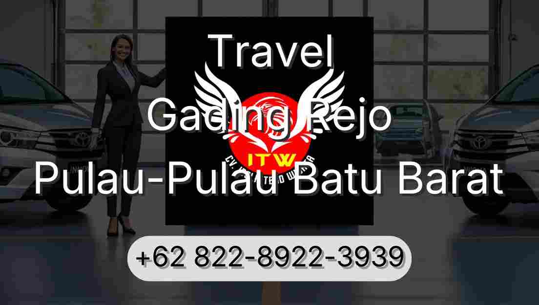Travel Gading Rejo Pulau-Pulau Batu Barat