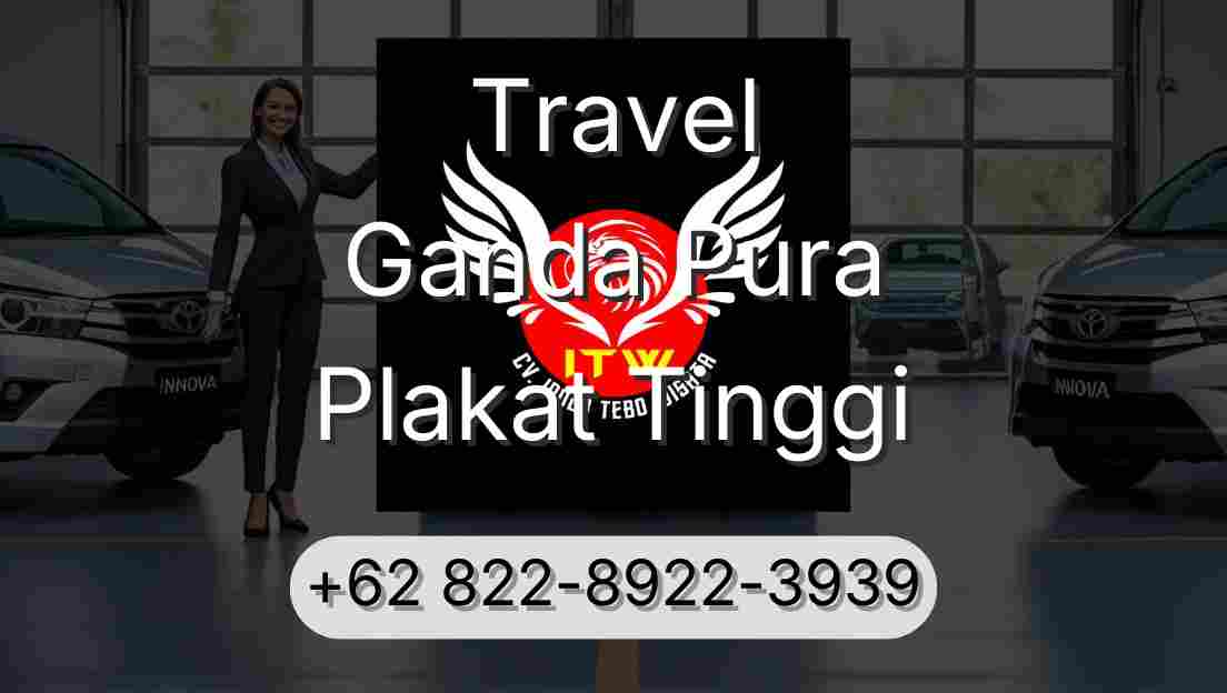 Travel Ganda Pura Plakat Tinggi