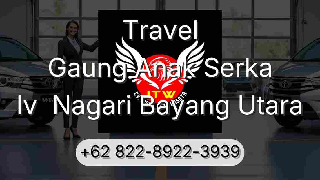 Travel Gaung Anak Serka Iv  Nagari Bayang Utara