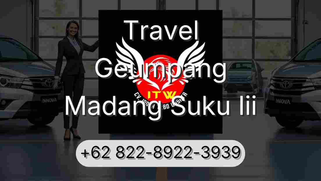 Travel Geumpang Madang Suku Iii