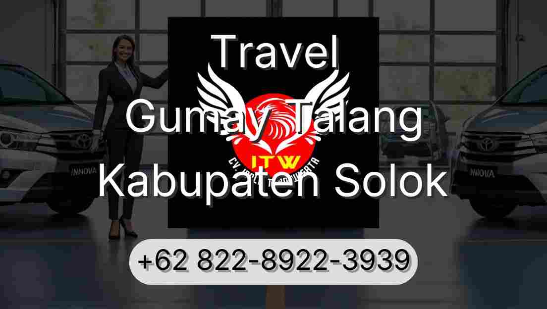 Travel Gumay Talang Kabupaten Solok