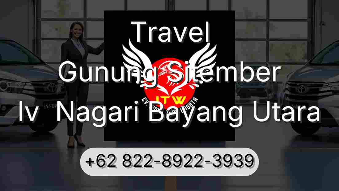 Travel Gunung Sitember Iv  Nagari Bayang Utara
