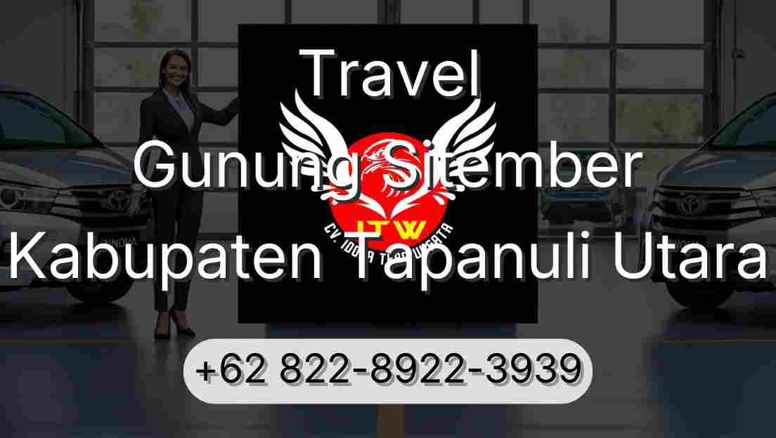 Travel Gunung Sitember Kabupaten Tapanuli Utara