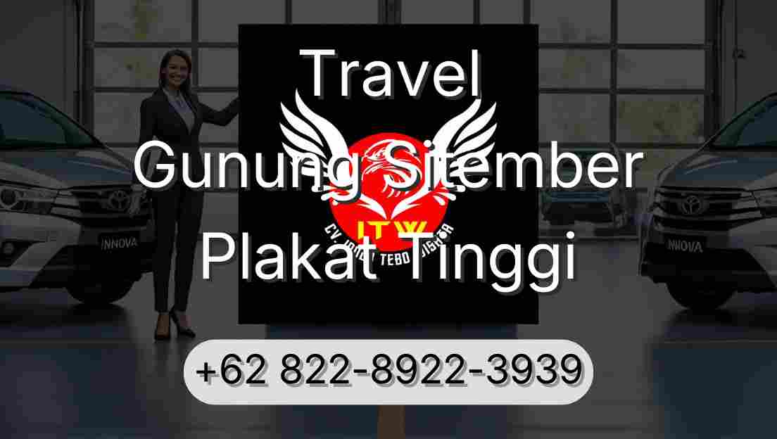 Travel Gunung Sitember Plakat Tinggi