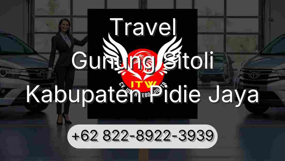 Travel Gunung Sitoli Kabupaten Pidie Jaya