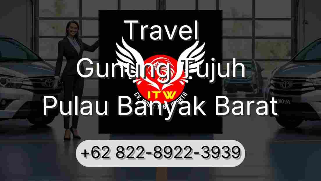Travel Gunung Tujuh Pulau Banyak Barat