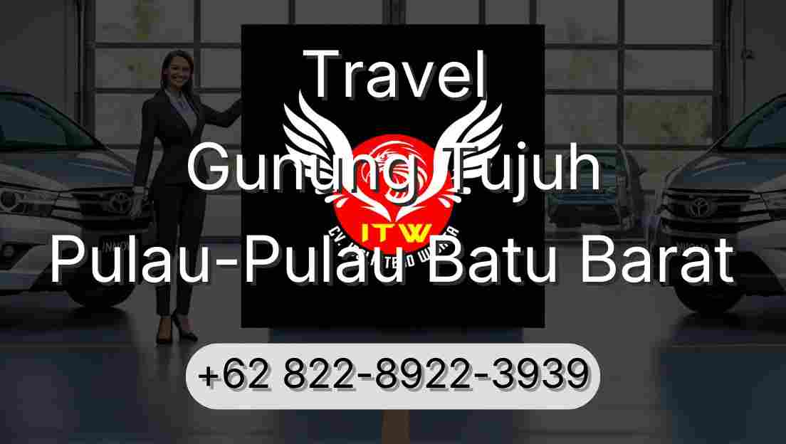 Travel Gunung Tujuh Pulau-Pulau Batu Barat