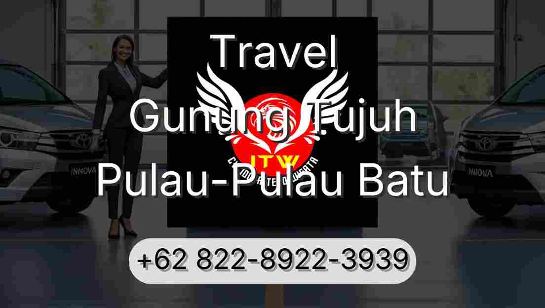 Travel Gunung Tujuh Pulau-Pulau Batu