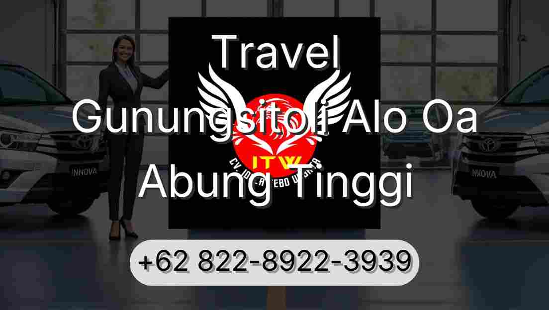 Travel Gunungsitoli Alo Oa Abung Tinggi
