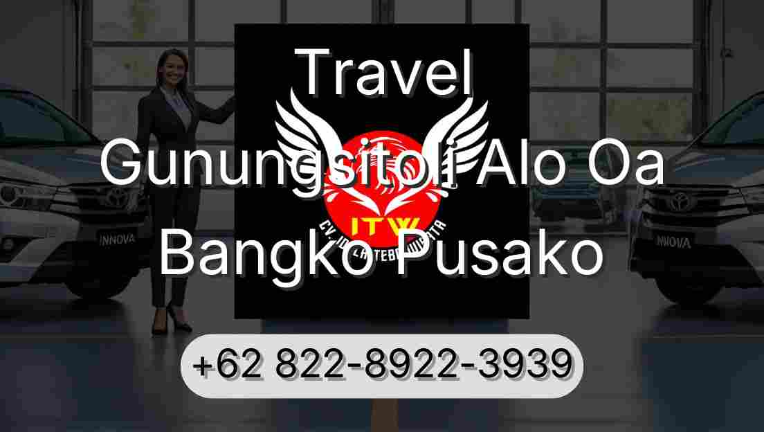 Travel Gunungsitoli Alo Oa Bangko Pusako