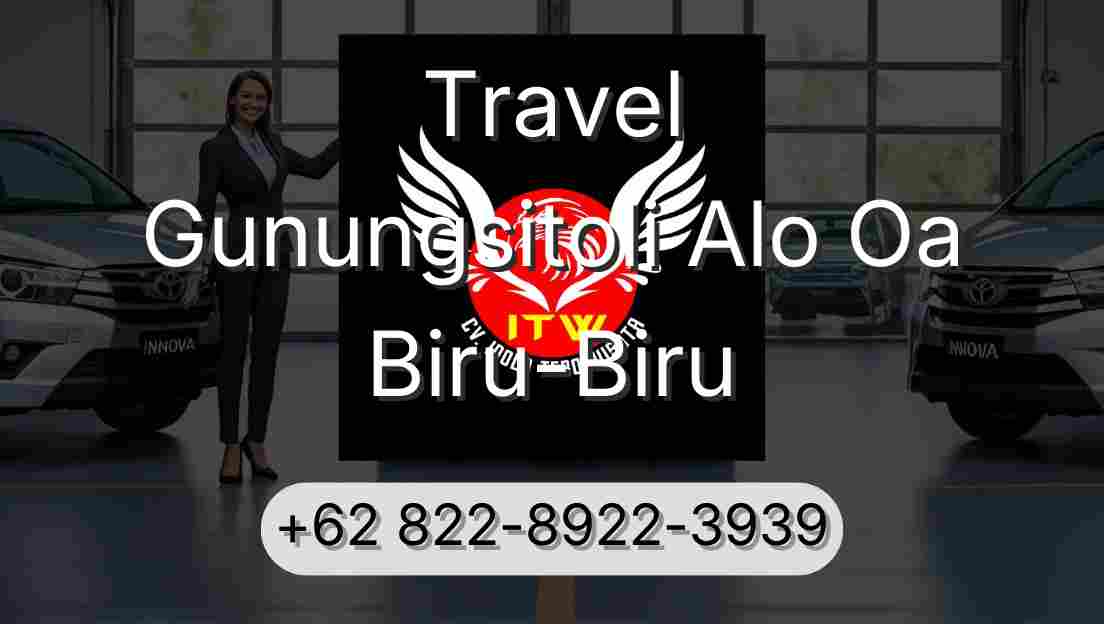 Travel Gunungsitoli Alo Oa Biru-Biru