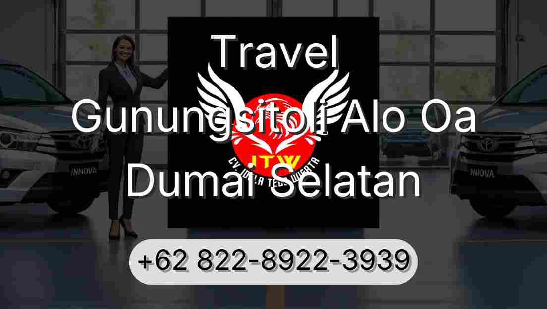 Travel Gunungsitoli Alo Oa Dumai Selatan