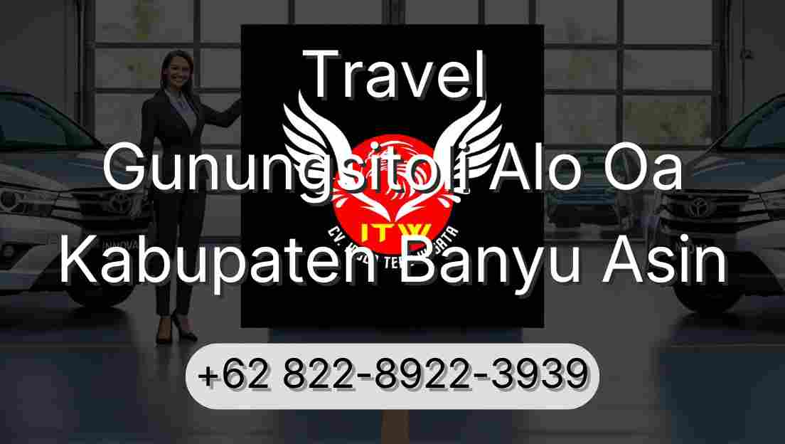 Travel Gunungsitoli Alo Oa Kabupaten Banyu Asin
