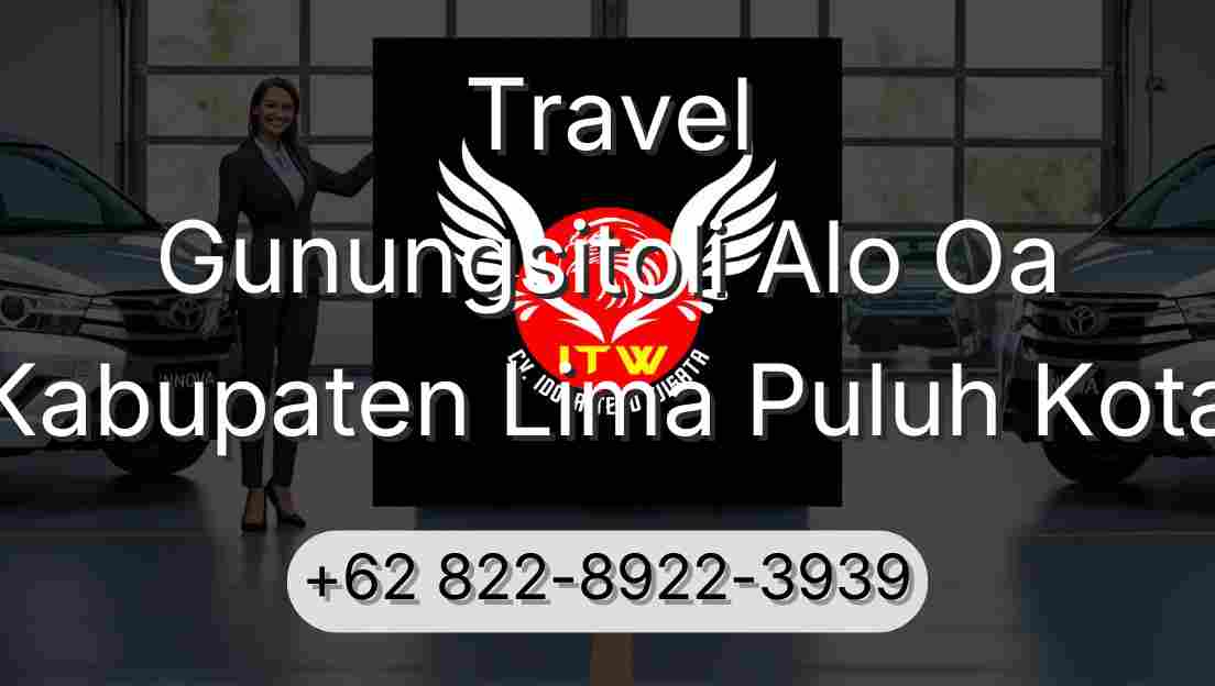 Travel Gunungsitoli Alo Oa Kabupaten Lima Puluh Kota