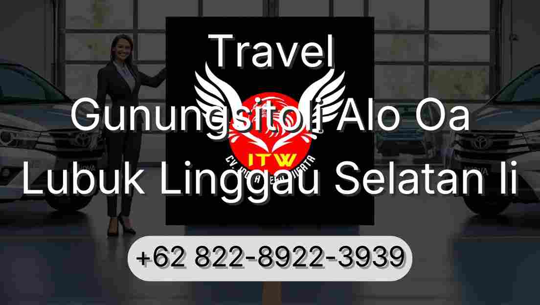 Travel Gunungsitoli Alo Oa Lubuk Linggau Selatan Ii