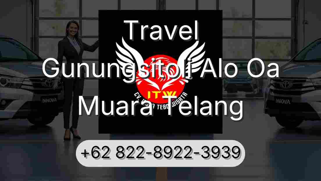 Travel Gunungsitoli Alo Oa Muara Telang