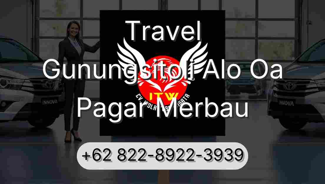 Travel Gunungsitoli Alo Oa Pagar Merbau