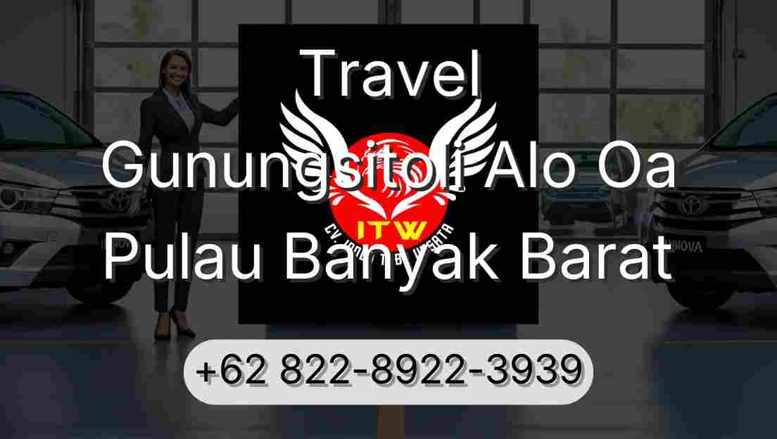Travel Gunungsitoli Alo Oa Pulau Banyak Barat