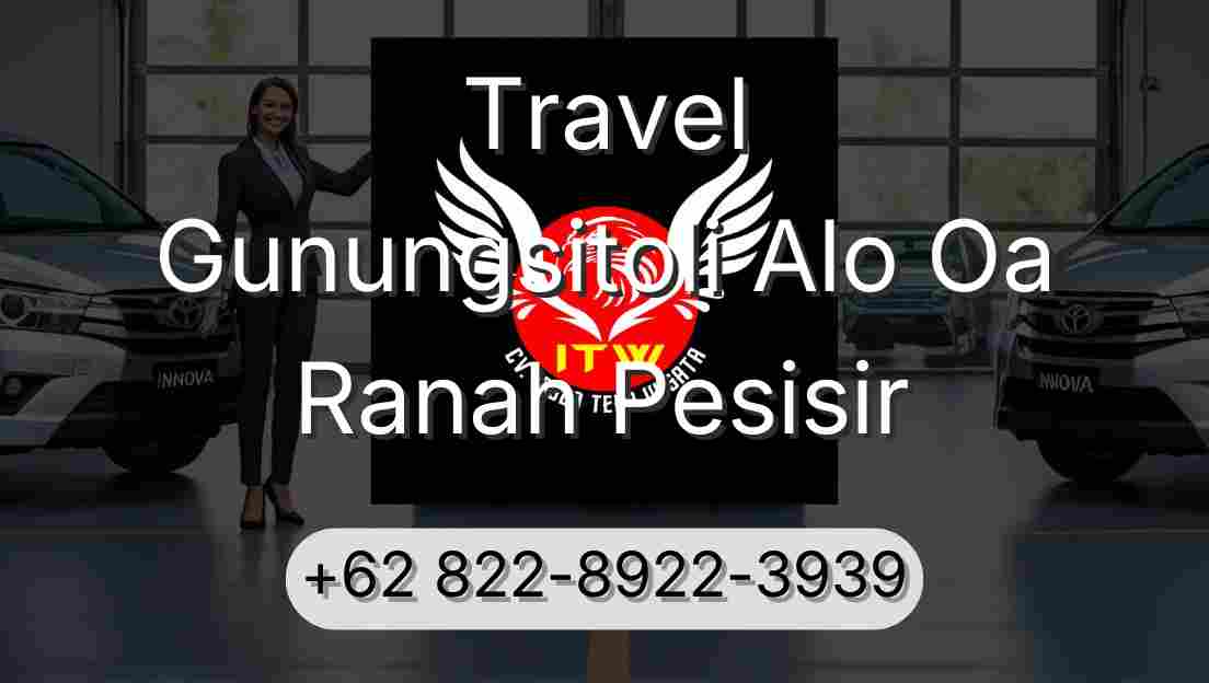 Travel Gunungsitoli Alo Oa Ranah Pesisir