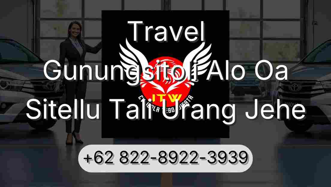 Travel Gunungsitoli Alo Oa Sitellu Tali Urang Jehe