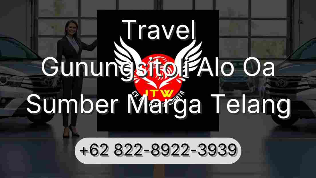 Travel Gunungsitoli Alo Oa Sumber Marga Telang