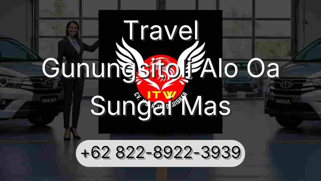 Travel Gunungsitoli Alo Oa Sungai Mas