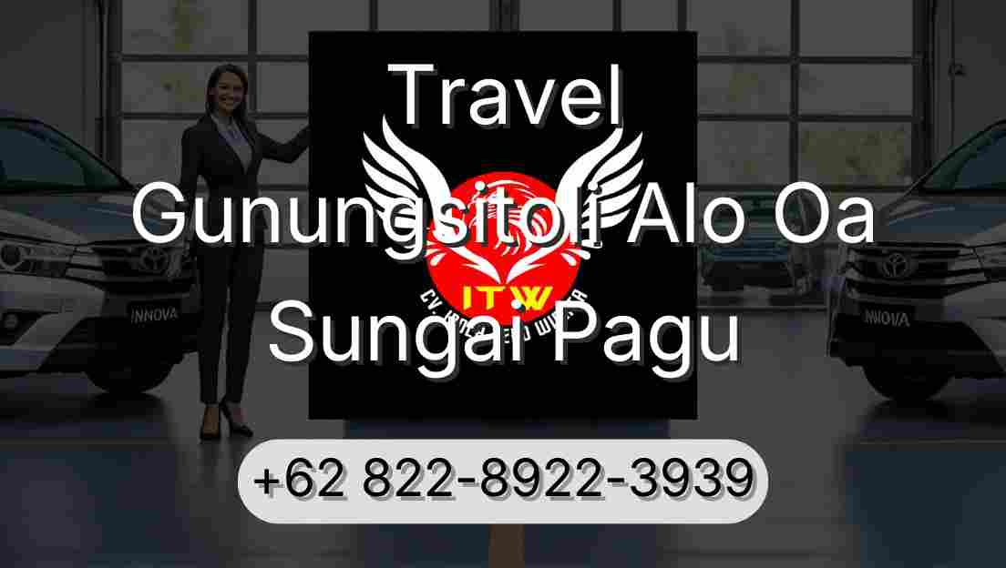 Travel Gunungsitoli Alo Oa Sungai Pagu
