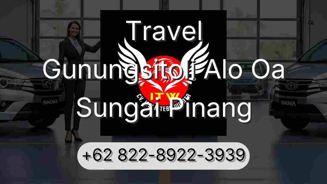 Travel Gunungsitoli Alo Oa Sungai Pinang