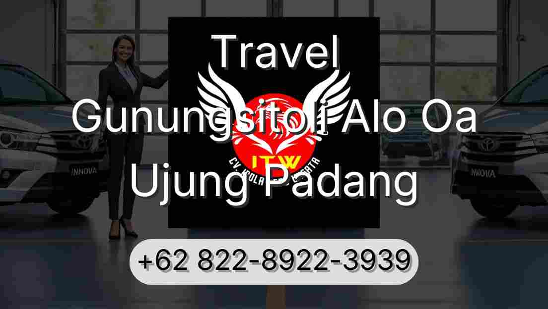 Travel Gunungsitoli Alo Oa Ujung Padang