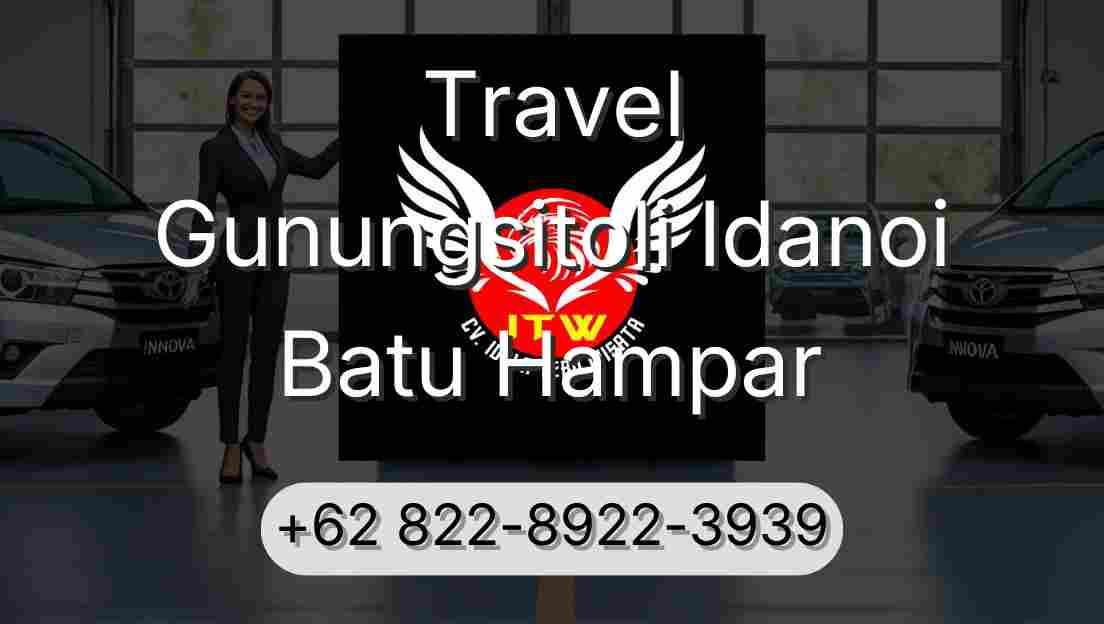 Travel Gunungsitoli Idanoi Batu Hampar
