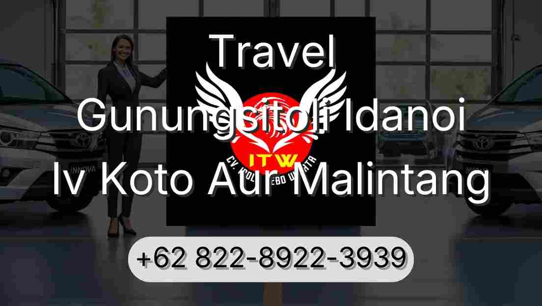 Travel Gunungsitoli Idanoi Iv Koto Aur Malintang