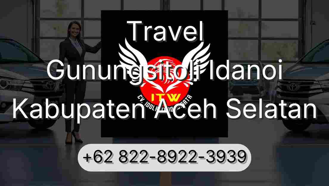 Travel Gunungsitoli Idanoi Kabupaten Aceh Selatan