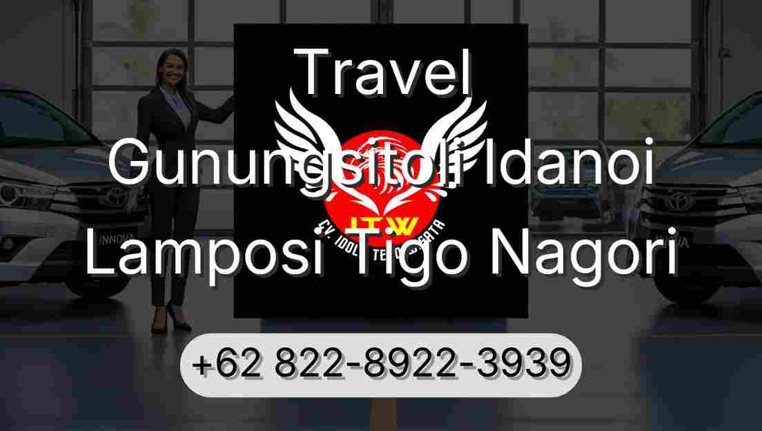 Travel Gunungsitoli Idanoi Lamposi Tigo Nagori