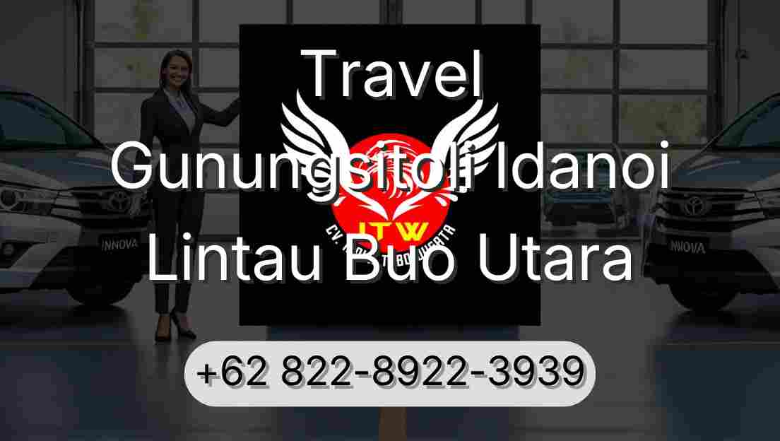 Travel Gunungsitoli Idanoi Lintau Buo Utara