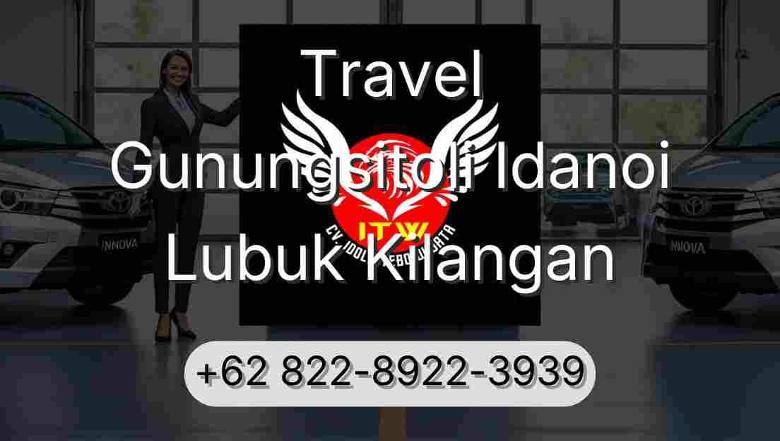 Travel Gunungsitoli Idanoi Lubuk Kilangan