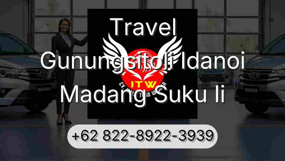 Travel Gunungsitoli Idanoi Madang Suku Ii