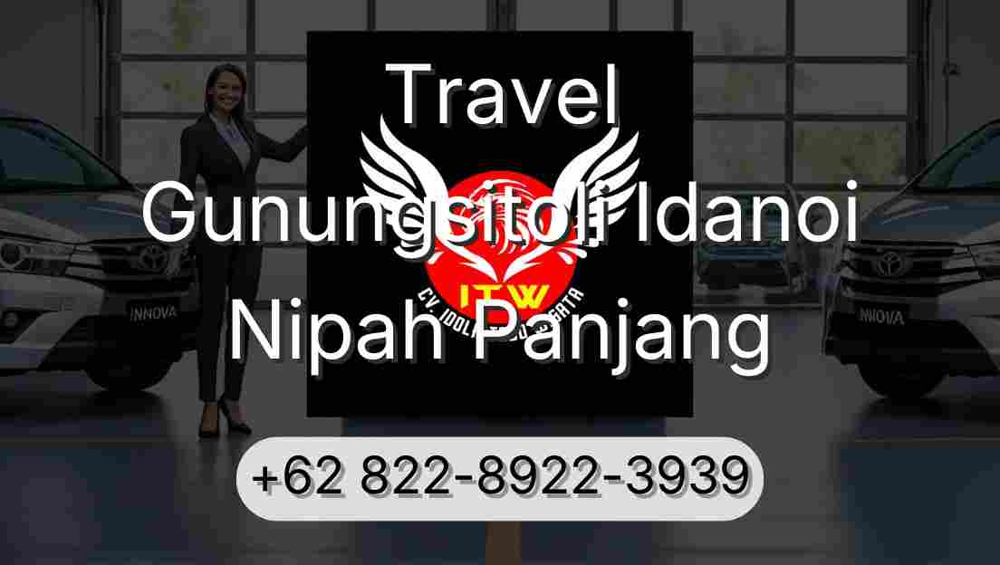 Travel Gunungsitoli Idanoi Nipah Panjang